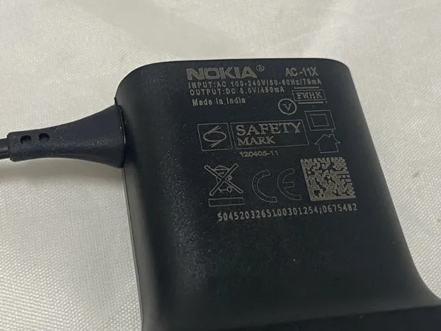 Small Pin charger Original NOKIA old type mobile phone image indicator(2)