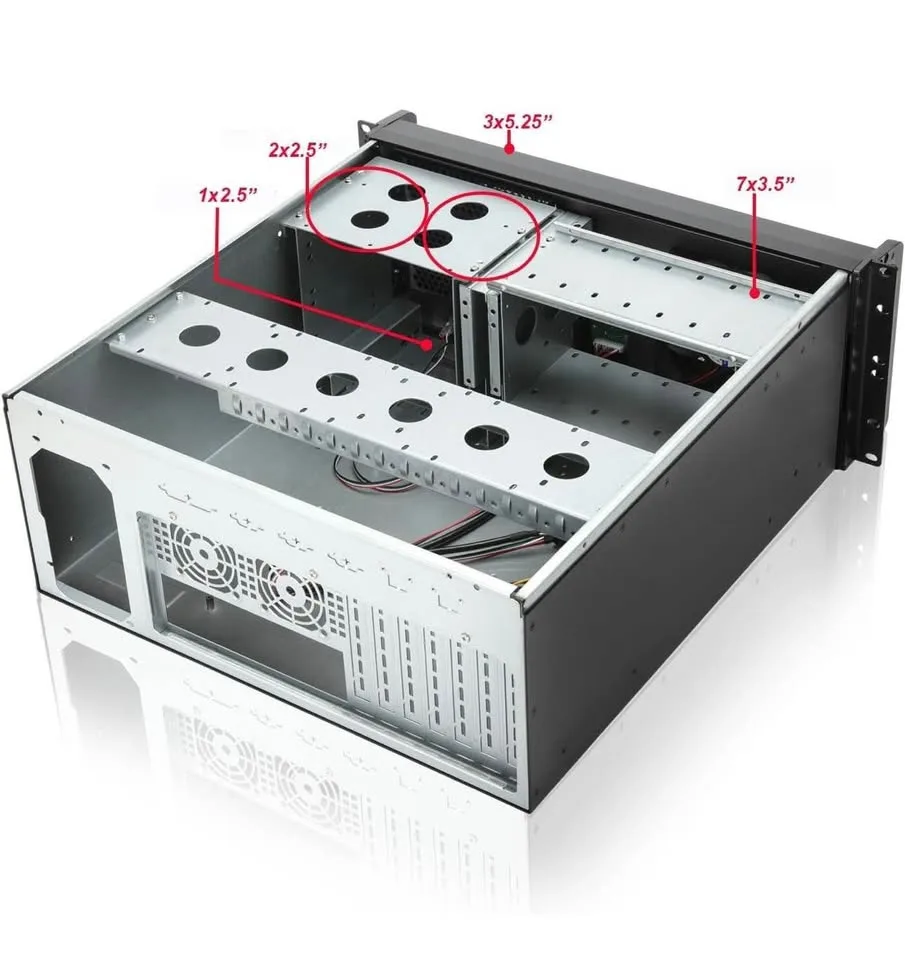 RackChoice 4U Rackmount Server Chassis image indicator(4)