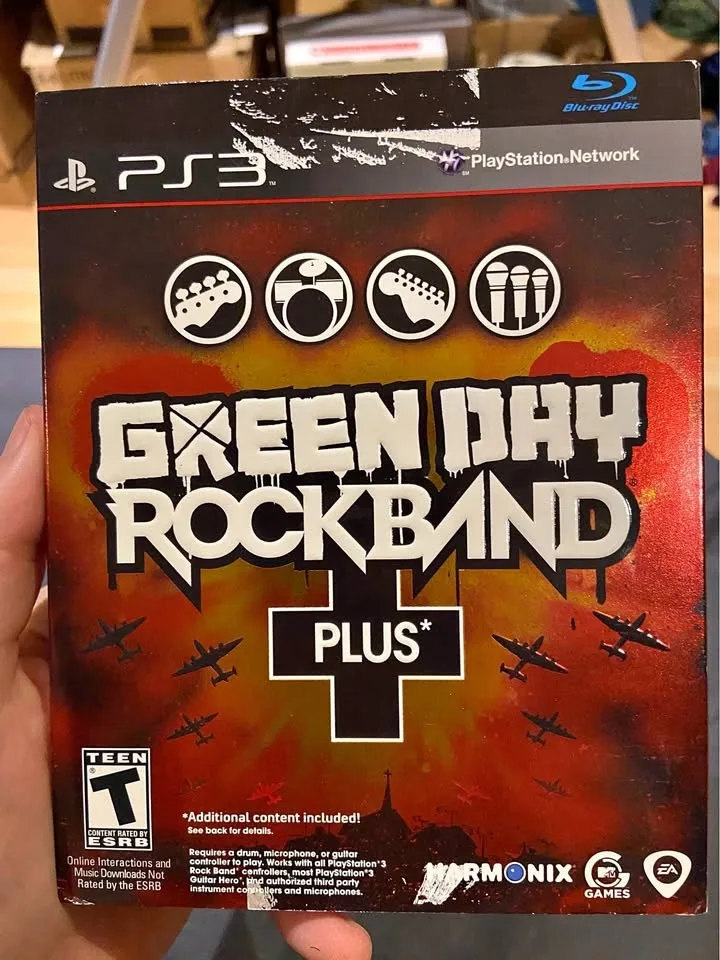 Green Day: Rock Band Plus (Sony PlayStation 3, 2010) Complete