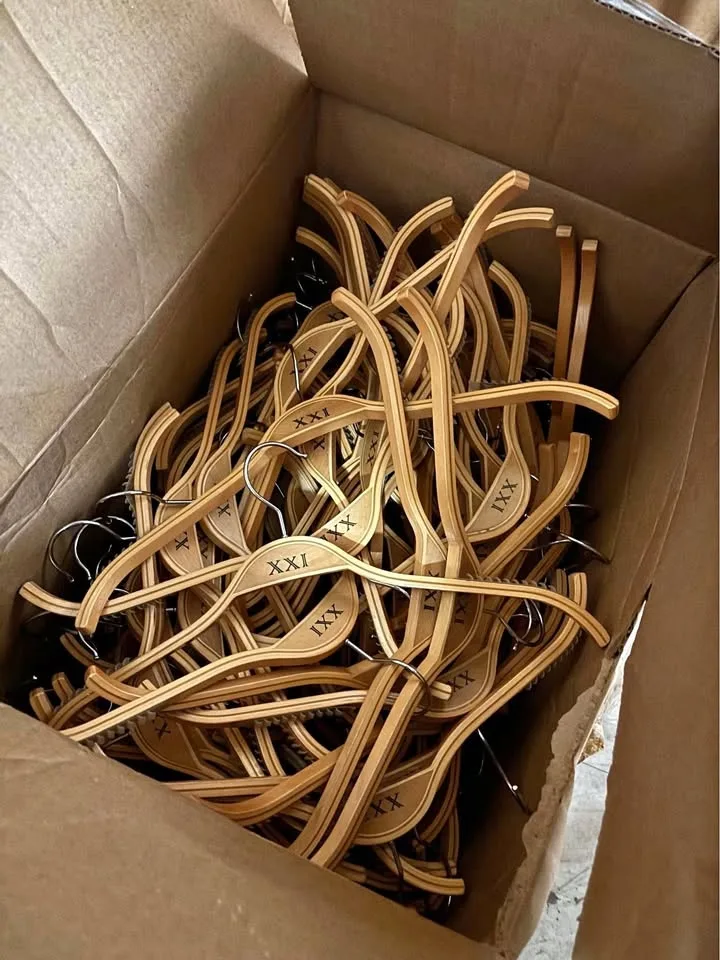 Brand new Hangers, pants and tops for stores and homes