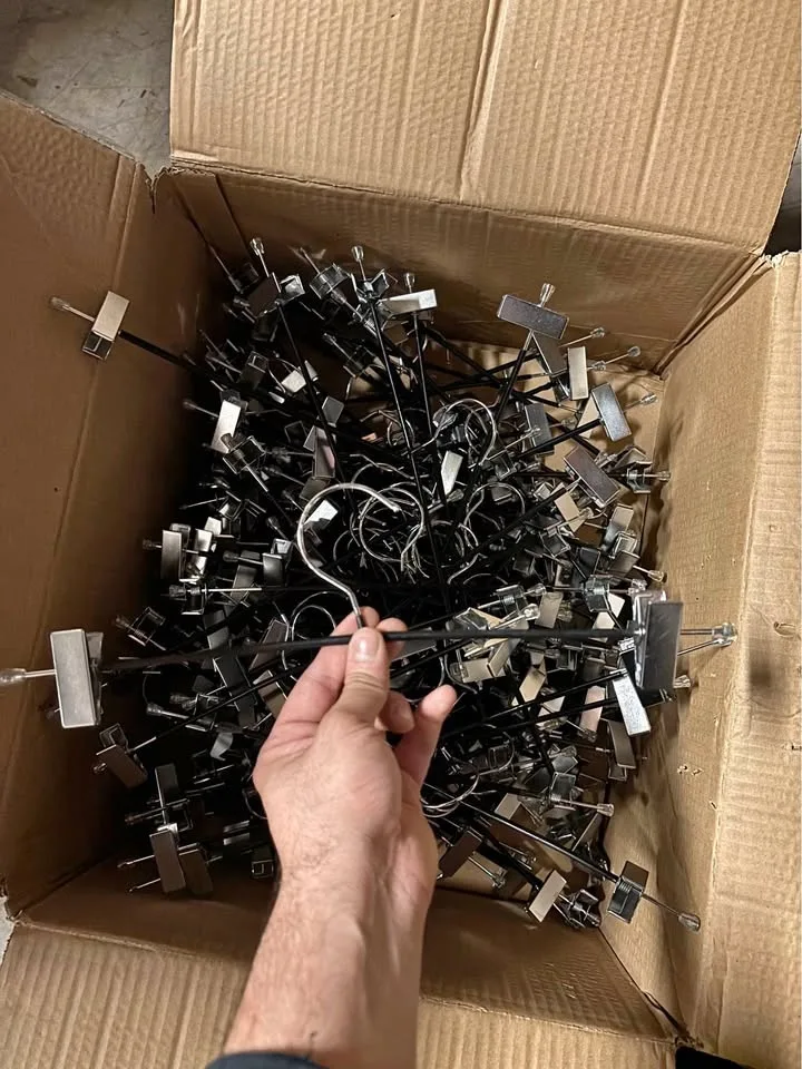 Brand new wire hangers (tops and pants)