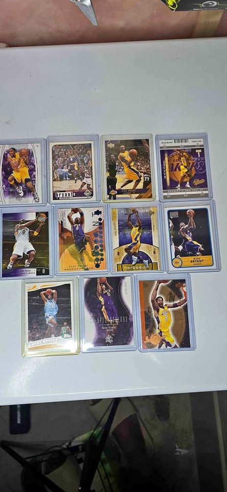Kobe bryant NBA card lot Upper Deck Topps