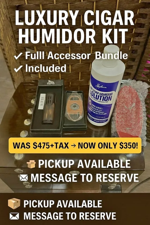 Cigar Accessory Bundle — NEW / UNOPENED