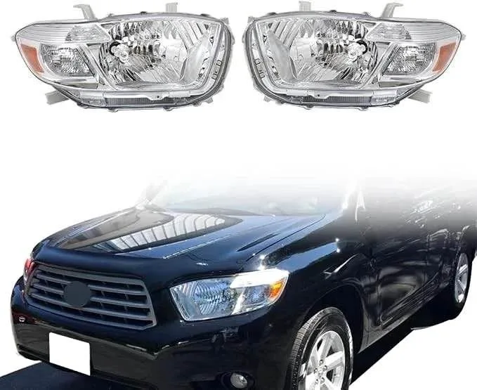 Headlight Assembly Set Toyota Highlander 2008-2010