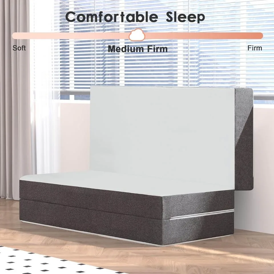 NEW Full Size Tri Fold Memory Foam Mattress image indicator(2)