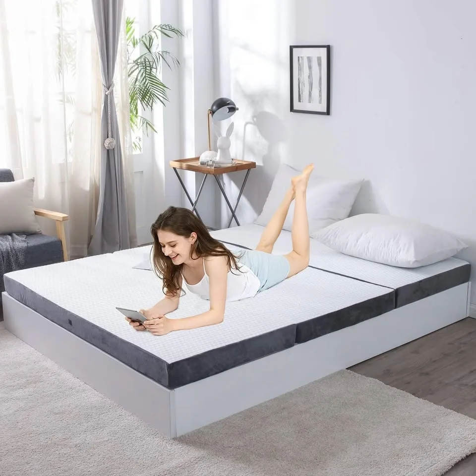 NEW Full Size Tri Fold Memory Foam Mattress image indicator(5)