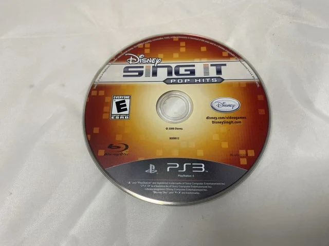 Disney Sing It: Pop Hits - Playstation 3 PS3 - Disc Only
