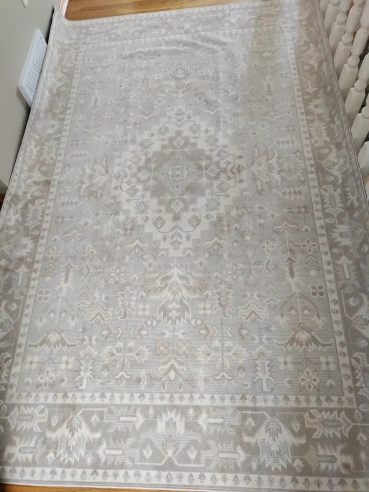 Riviera Home Rug 7.2 ft x 5 ft Light Neutral Pattern - photo 3