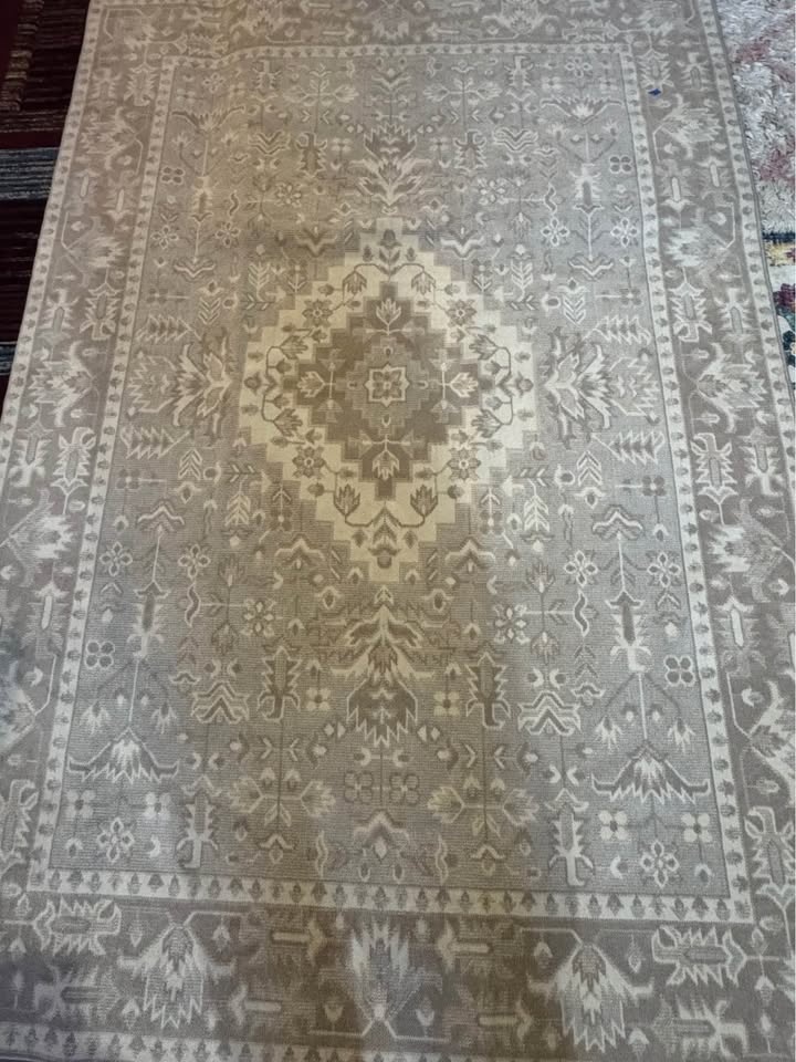 Riviera Home Rug 7.2 ft x 5 ft Light Neutral Pattern - photo 4