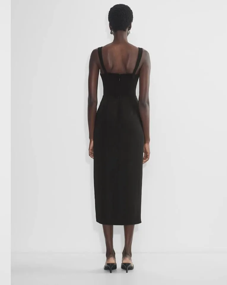 Aritzia Babaton 90s Slit Midi Dress image indicator(3)