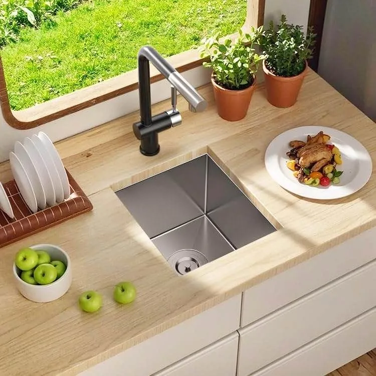 Undermount Stainless Steel Sink 14 x 18 inch