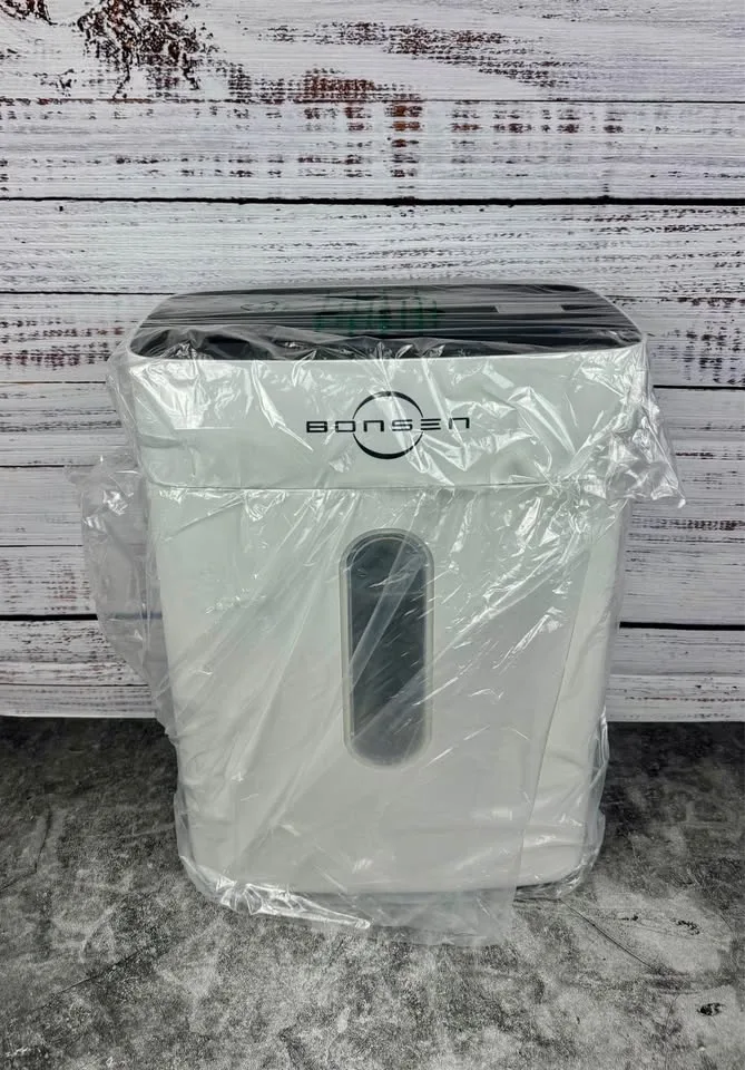BONSEN Cross-Cut 8-Sheet Paper Shredder image indicator(4)