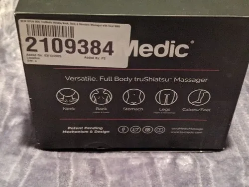 TruMedic Magic Hands Neck and Back Massager Color Teal image indicator(3)