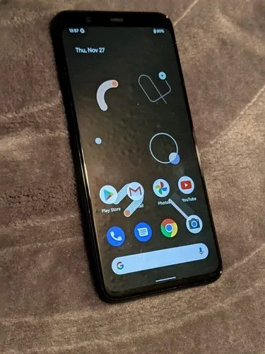 Google Pixel 4 XL - 128GB Black White - No box - Great cond. image indicator(2)