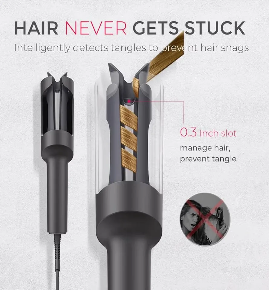 TYMO CURLPRO Automatic Rotating Curling Iron 1 inch image indicator(5)