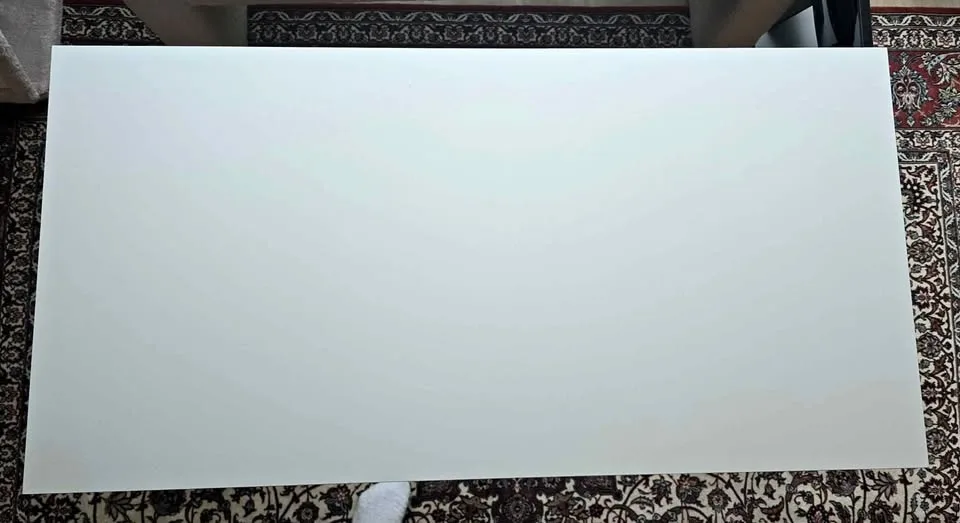 White Study / Computer Desk – 40” × 19”
