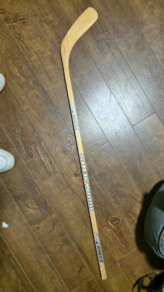Kids/ Teen wooden hockey stick left and right handed. 48"