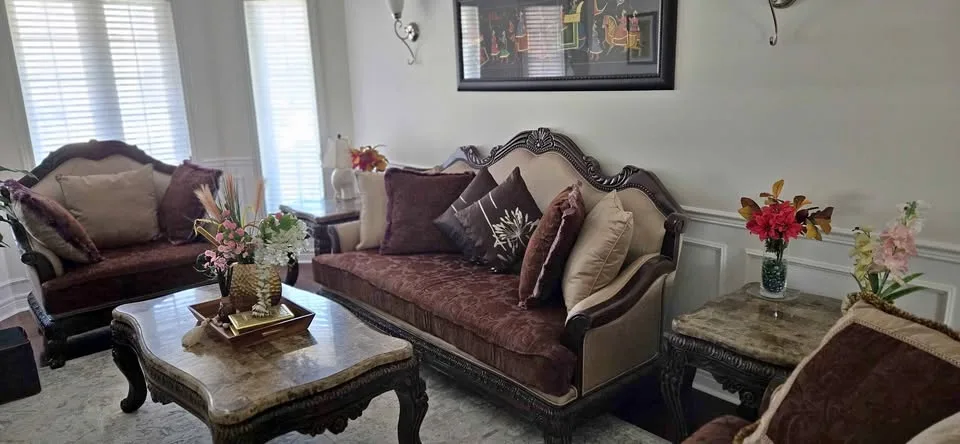 Susan - Sofa, Love Seat & Chair x 2 side Tables and Coffee Table