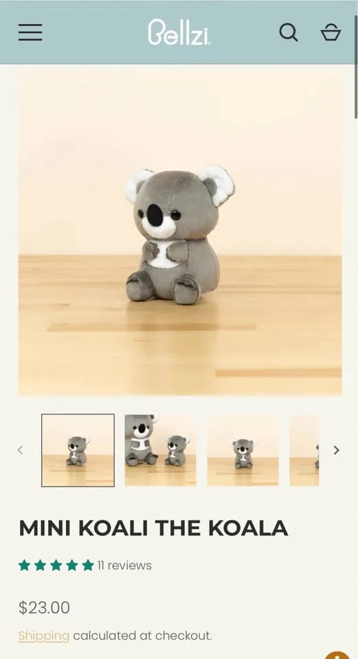 Bellzi mini Koali the Koala image indicator(2)