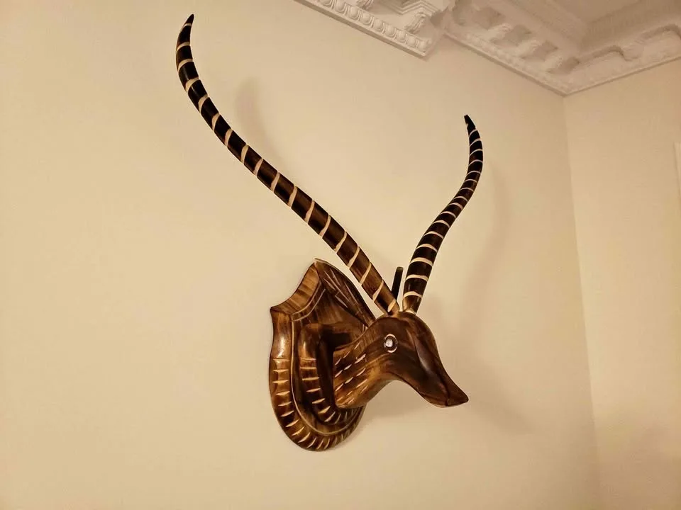 Wooden Deer Head