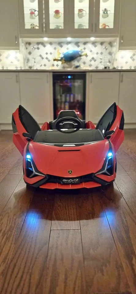 Kids Lamborghini Car w/Remote Control & Item Box