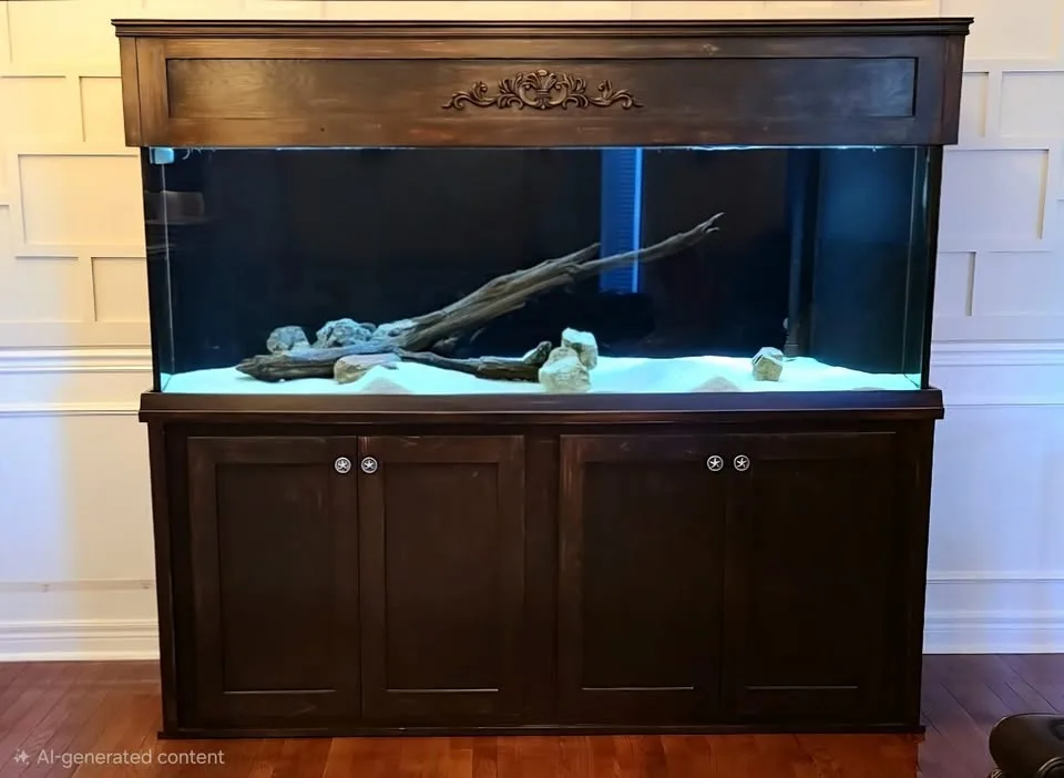 135 Gallon Seapora Reef-Ready Aquarium + Custom Stand/Canopy image indicator(4)