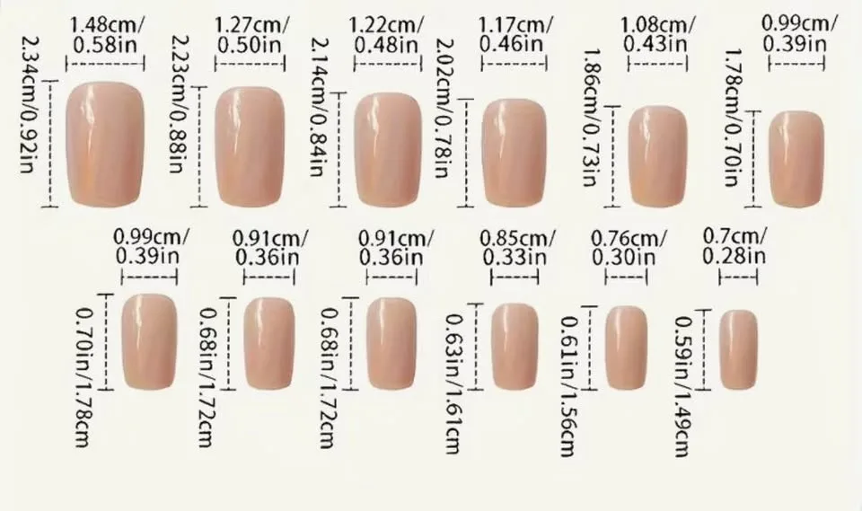 Christmas Winter Press On Nails with jelly glue image indicator(3)