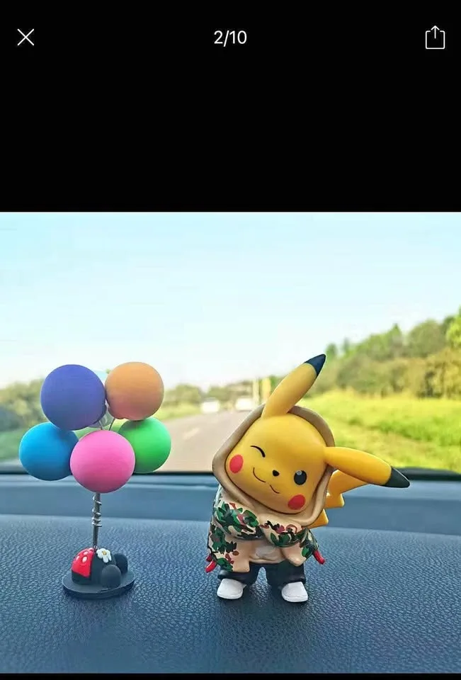 Pokemon and balloon car display set