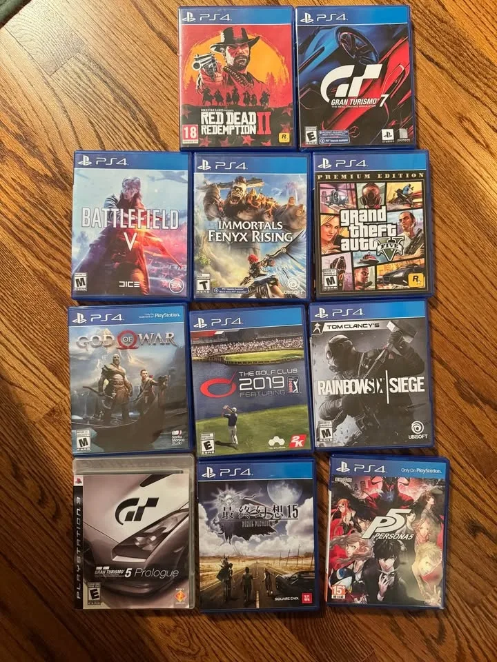 PS4 Games - GTA 5, Battlefield 5, God of War + More!