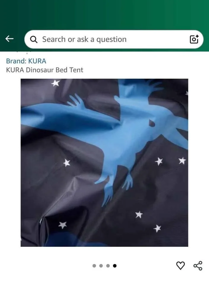 Kura Bed Tent/Canopy - Dinosaur image indicator(3)