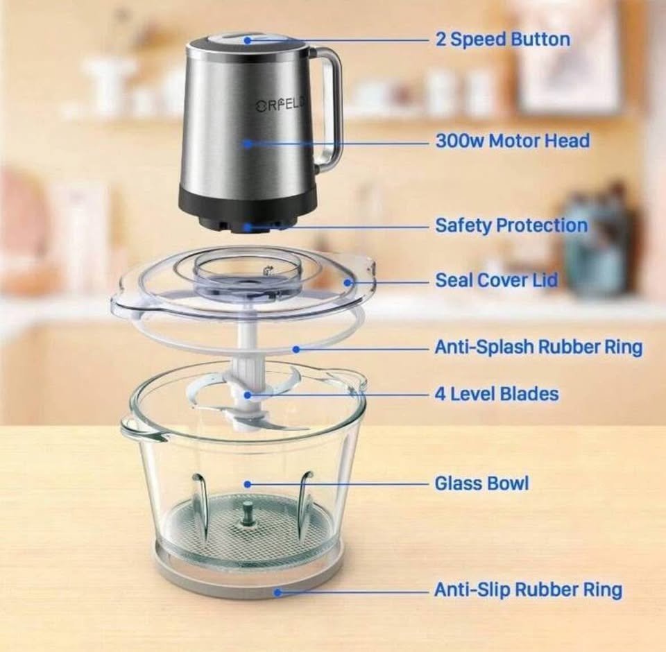 Meat Grinder Electric Food Chopper - photo 3