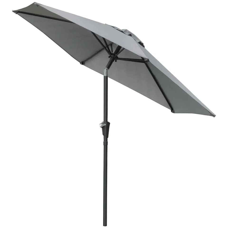Outsunny 7.5FT Patio Umbrella w/ Adjustable Angle image indicator(2)