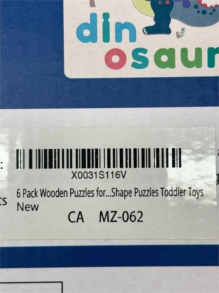 Jigsaw Puzzles Letter Matching Educational Toys Unisex Wooden Al image indicator(5)