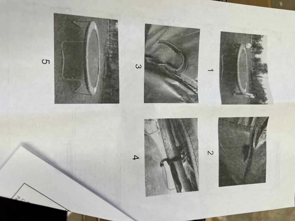 HOMCOM 8ft Trampoline Pad 96" image indicator(5)