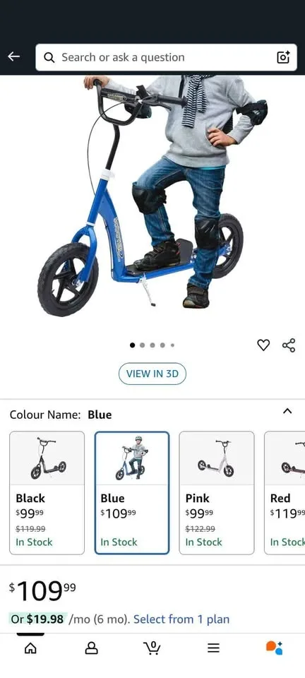 HOMCOM Kids Scooter Street Bike Bicycle image indicator(8)