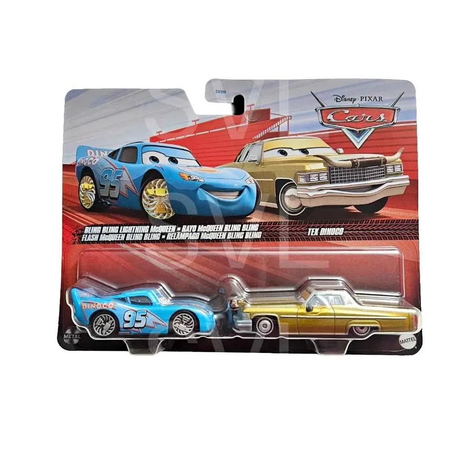 NEW Disney Cars Bling Bling McQueen & Tex Dinoco  #Cleanout