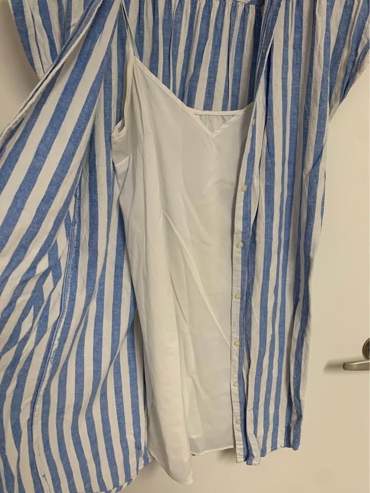 Old Navy Blue & White Stripe Vacation Dress - Size S/Small - photo 2