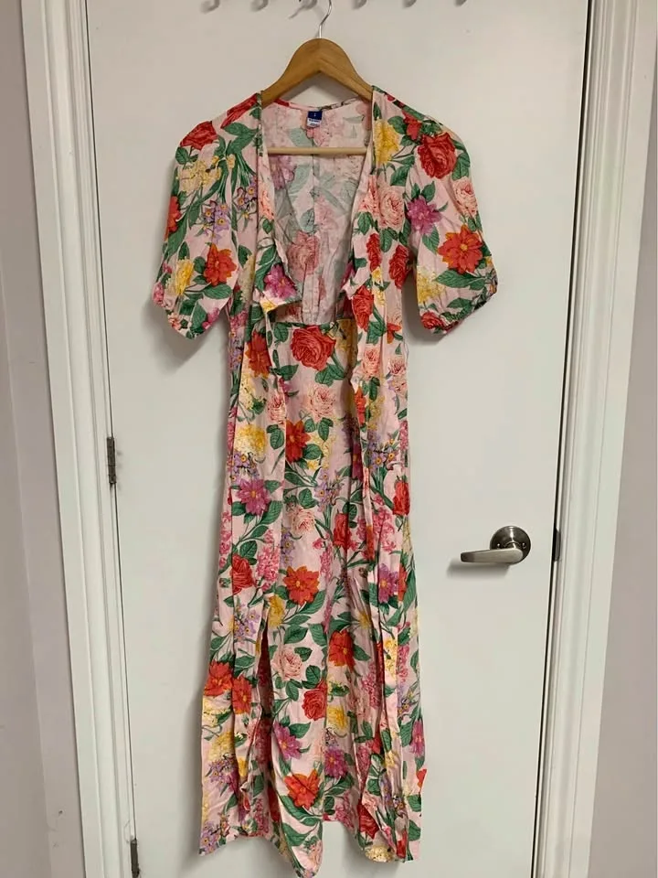 Old Navy Pink Floral Dress - Size S/Small