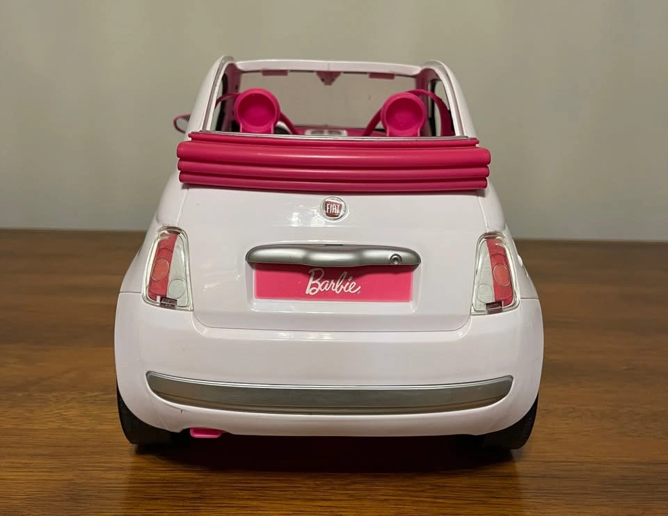 2008 Mattel Barbie Fiat 500 Convertible Car - Rare Collectible V - photo 3