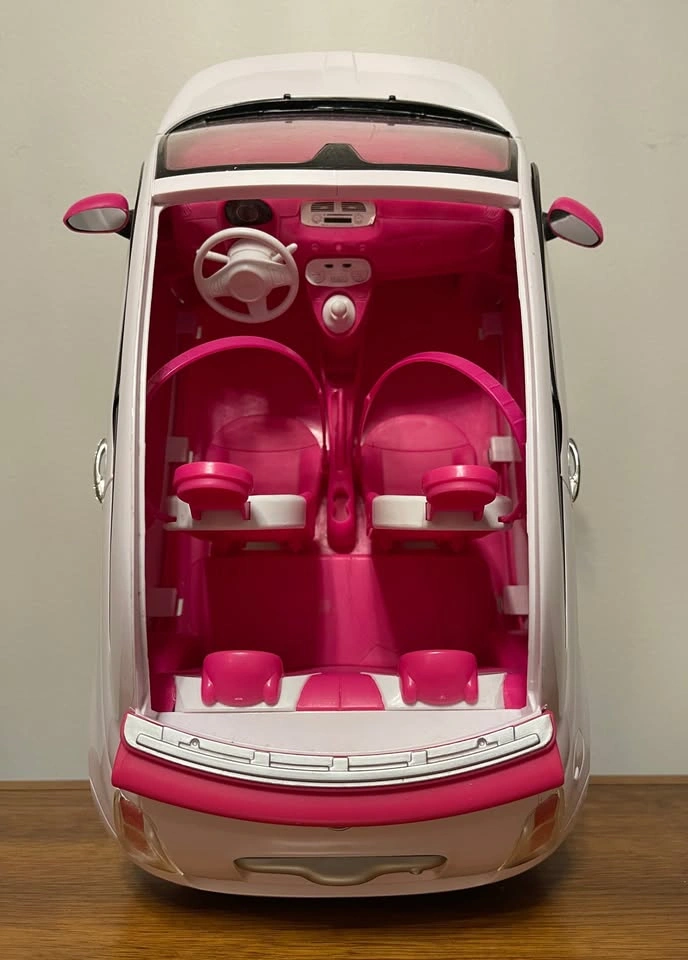 2008 Mattel Barbie Fiat 500 Convertible Car - Rare Collectible V - photo 4