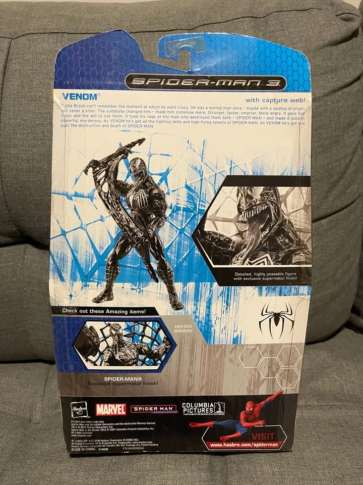 Spider-Man Venom Capture Web Walmart Exclusive 2007 New - photo 4