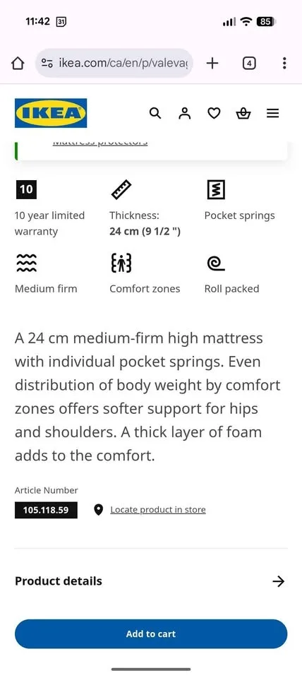 FREE Double Ikea Bed and Desk COMBO! image indicator(2)