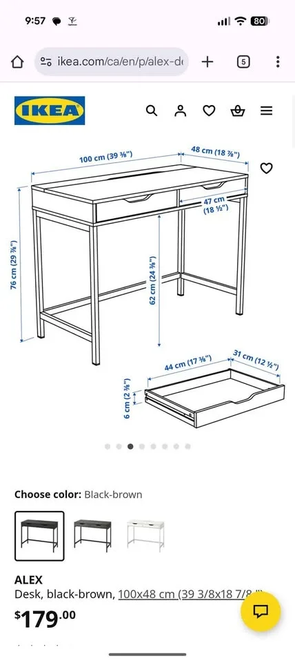 FREE Double Ikea Bed and Desk COMBO! image indicator(6)
