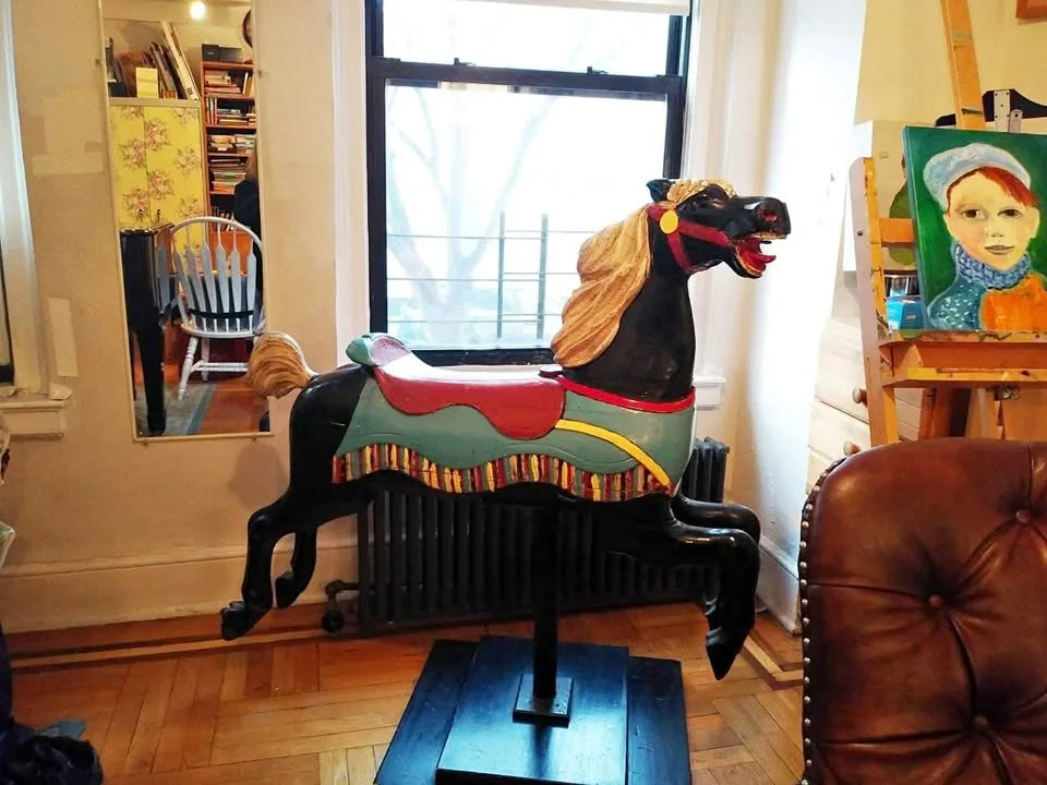 Full size Carousel Horse C.W Parker 1900 Cony Island image indicator(2)