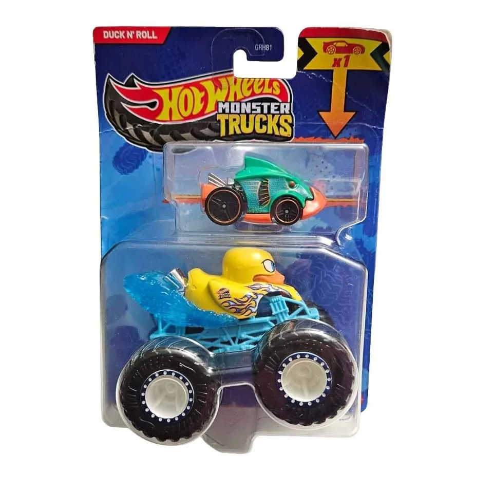 NEW Hot Wheels Monster Truck Set with Car #Cleanout