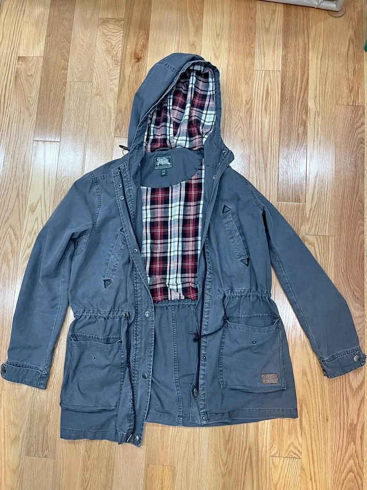 Women's Denim Roots Jacket Parka • Large