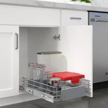 Richelieu Adjustable Pull-out Kitchen Cabinet Organizer image indicator(2)