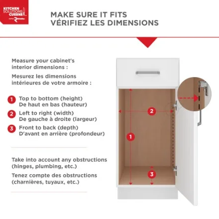 Richelieu Adjustable Pull-out Kitchen Cabinet Organizer image indicator(6)