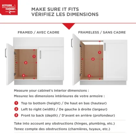 Richelieu Adjustable Pull-out Kitchen Cabinet Organizer image indicator(7)