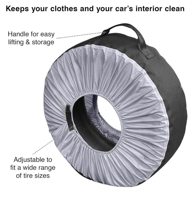Kurgo Seasonal Tire Totes, Spare Tire Cover, Wheel Bags - photo 4